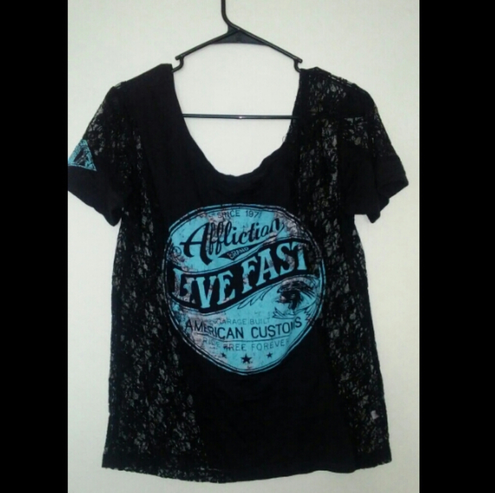 Affliction brand shirt